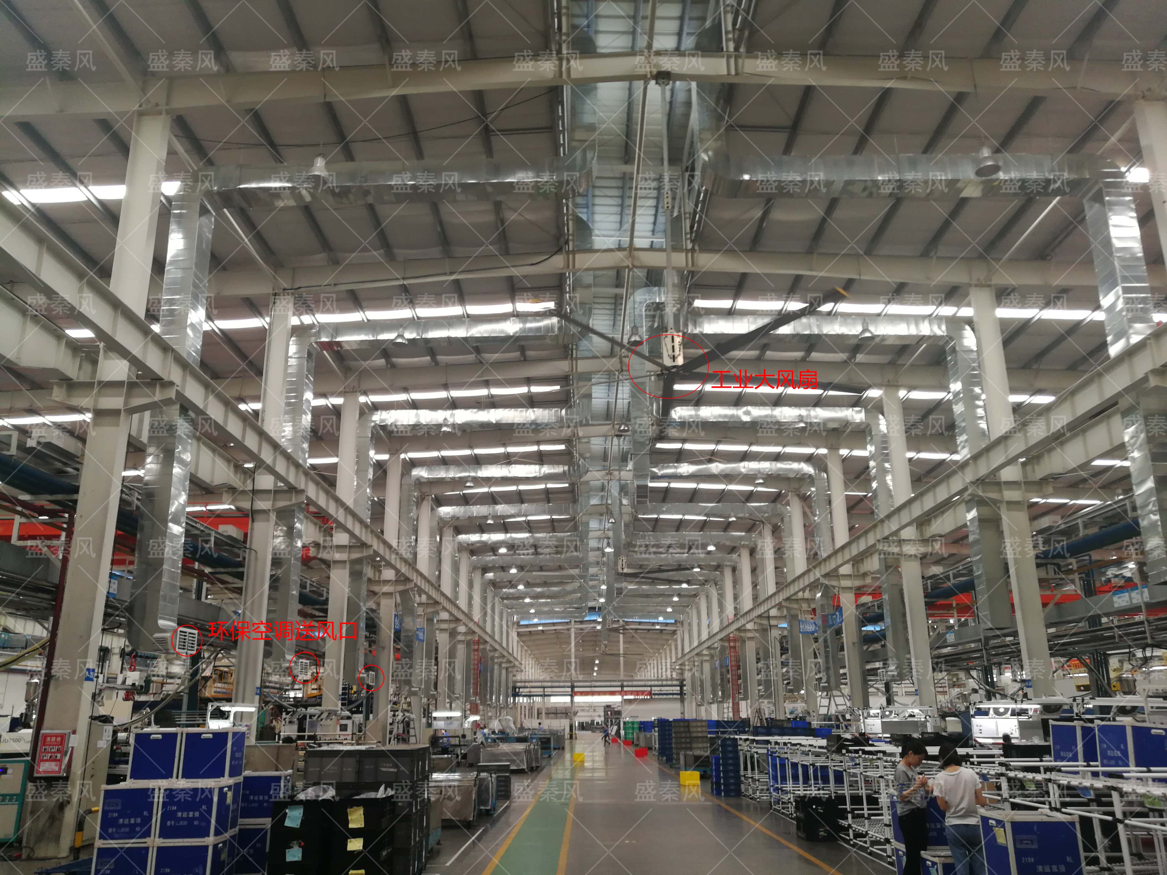 高大空間的通風(fēng)降溫方法--扇機(jī)組合