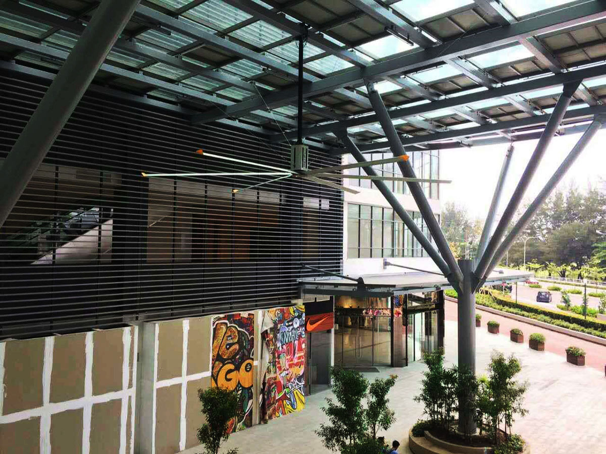 工業(yè)大風(fēng)扇的應(yīng)用--商