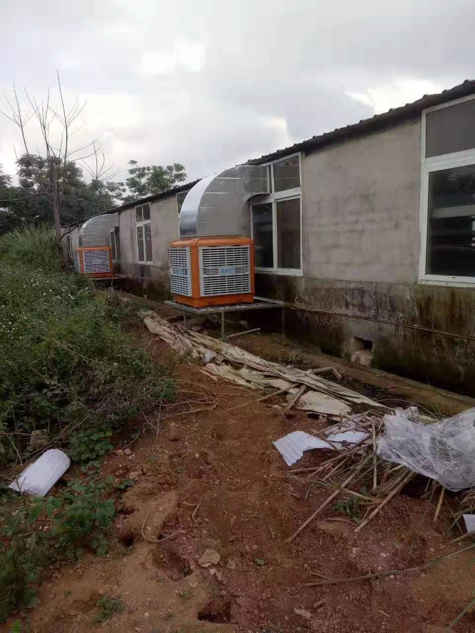 湖北環(huán)?？照{(diào)在養(yǎng)豬場(chǎng)