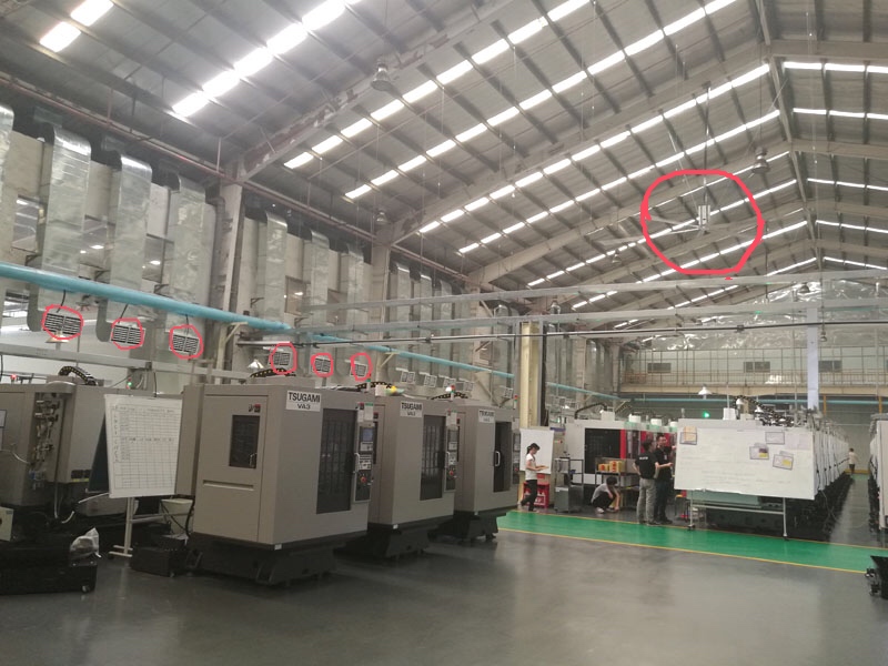 高溫車間解決方案--扇機(jī)組合